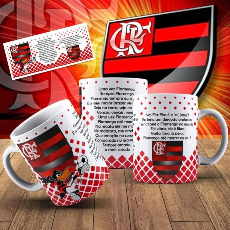 Caneca Personalizada Flamengo com Hino