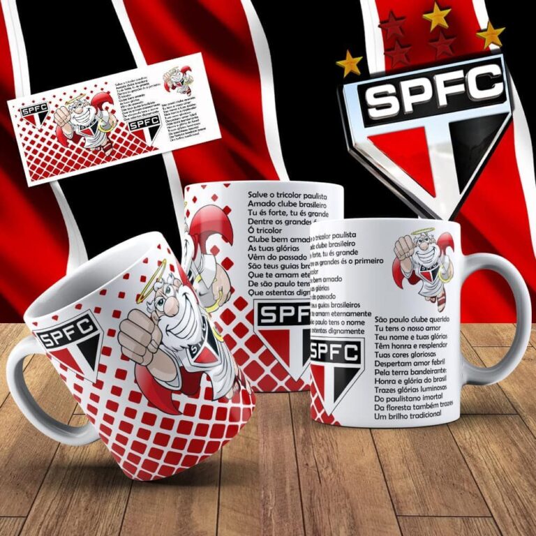 Caneca Personalizada São Paulo com Hino