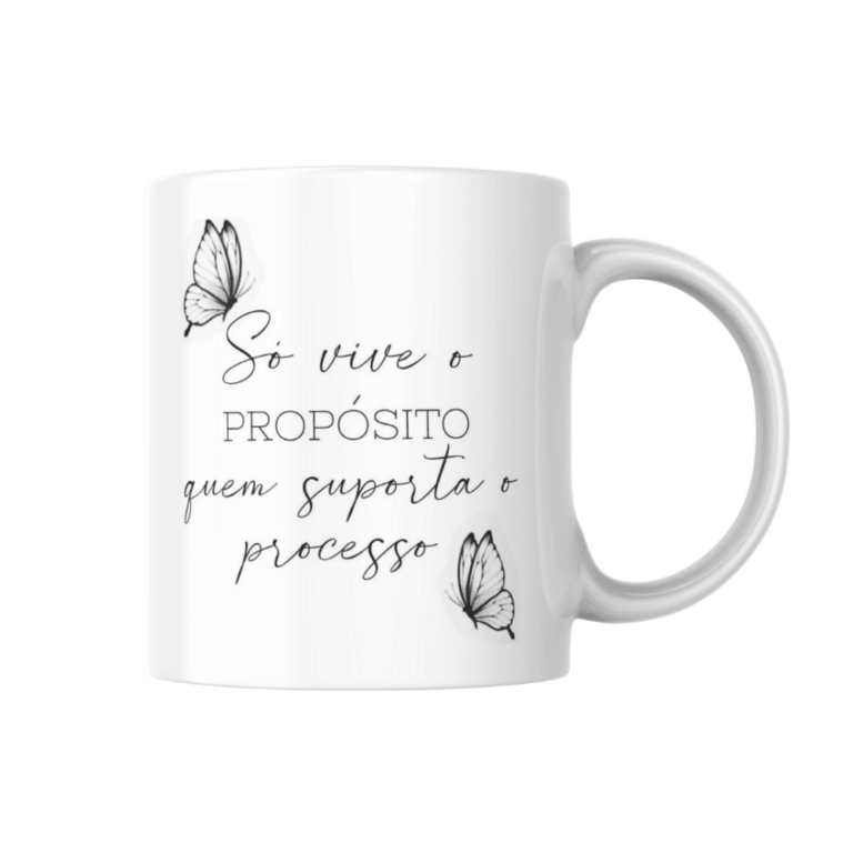 Caneca porcelana personalizada propósito