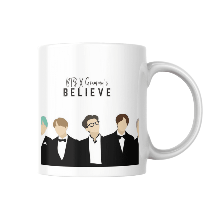 Caneca Porcelana Personalizada BTS K-pop
