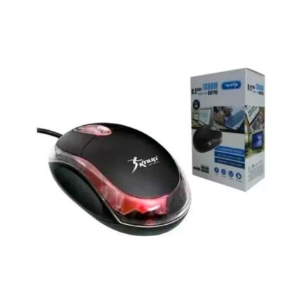 Mouse Optico USB para PC e Notebook Preto KP-M611