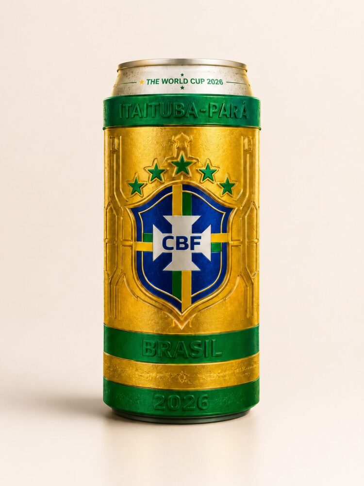 Porta Latinha Copa do Mundo 2026