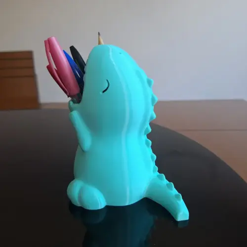 Kit 5 Porta Lápis Dino