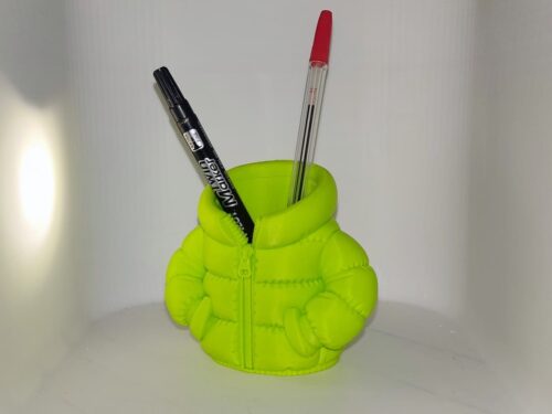 Porta-lápis Personalizado Moletom Impresso em 3D | Organizador de Mesa