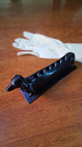 Suporte para Tubo de Ensaio Cachorro Salsicha - Dachshund 3D