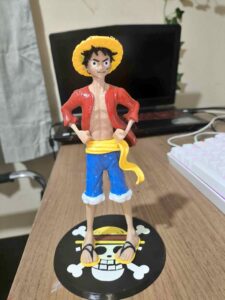 Luffy One Piece - Miniatura 3D