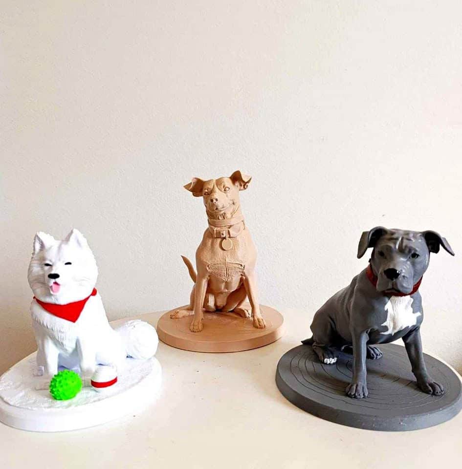 Miniatura Personalizada do Seu Pet em 3D ( 10 e 15 cm)