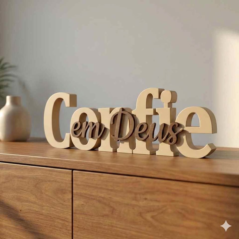 Letreiro Decorativo com Frases