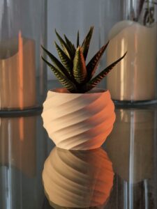Vaso para Planta Decorativo em Espiral