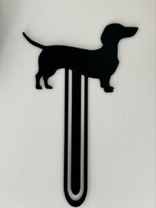Marcador de Página Cachorro Salsicha - Dachshund 3D