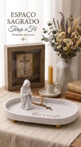 Bandeja Altar "Ore e Confie"
