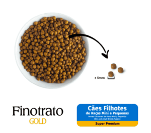 Finotrato Gold Cães Filhotes de Raças Mini e Pequenas 1kg