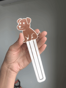 Marcador de Página Cachorrinho Marrom
