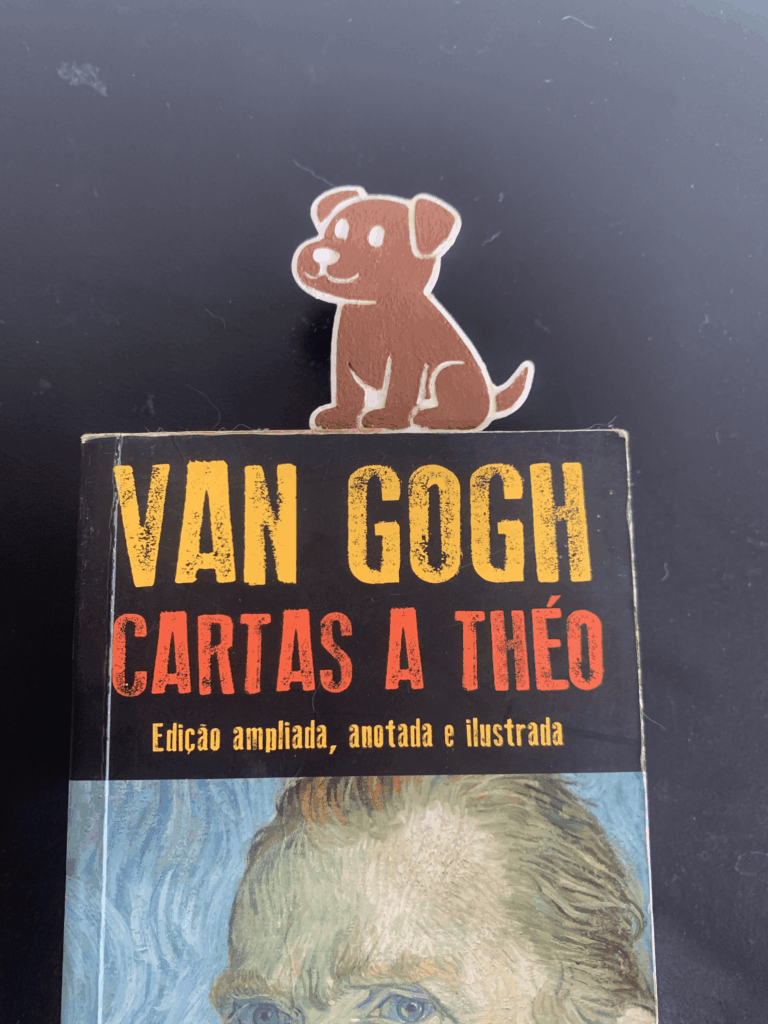 Marcador de Página Cachorrinho Marrom