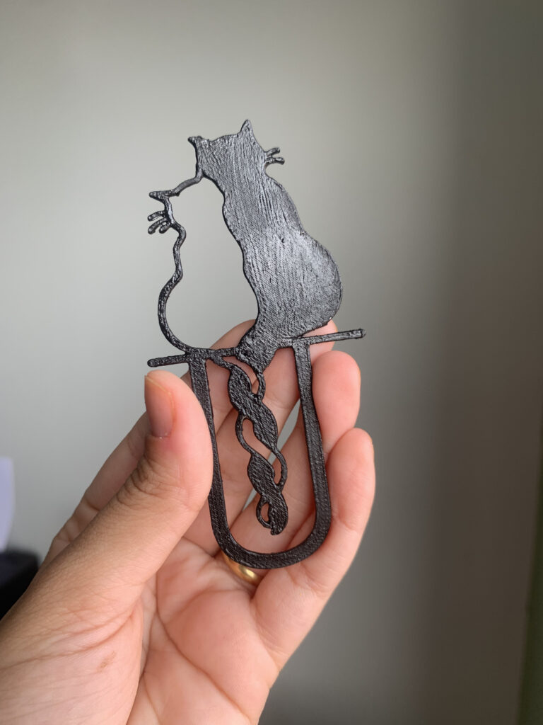 Marcador de Página Gatos com Rabos Entrelaçados