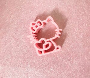 chaveiro Hello Kitty branco