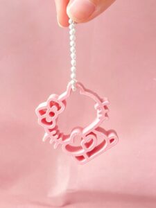 chaveiro Hello Kitty branco