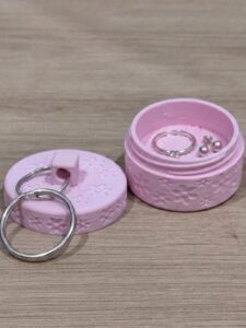 mini porta-joias chaveiro