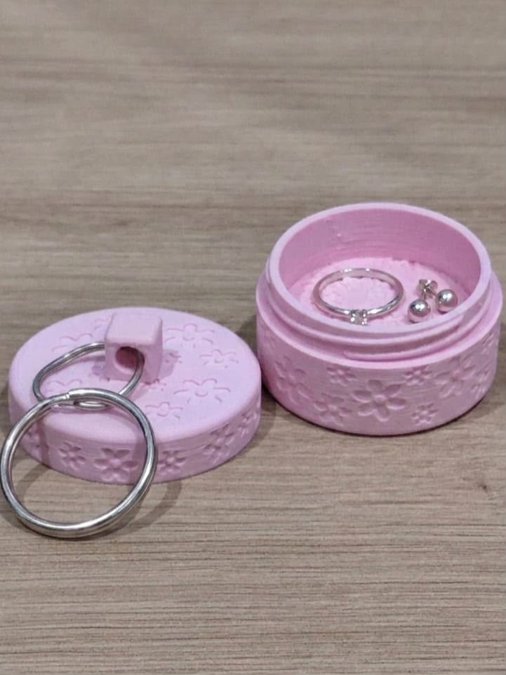 Mini Porta-Joias Chaveiro
