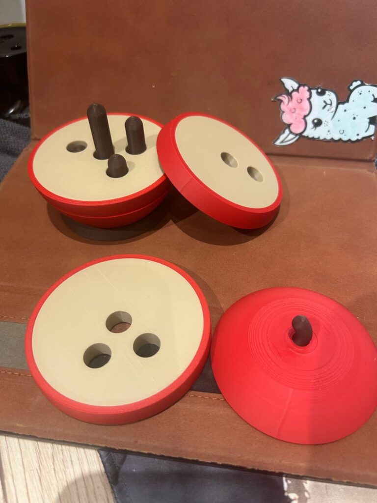Quebra-Cabeça de Maçã Montessori 3D
