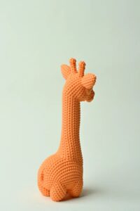 Girafa Tricô Enfeite