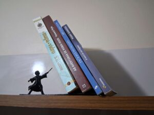 aparador de livros Harry Potter