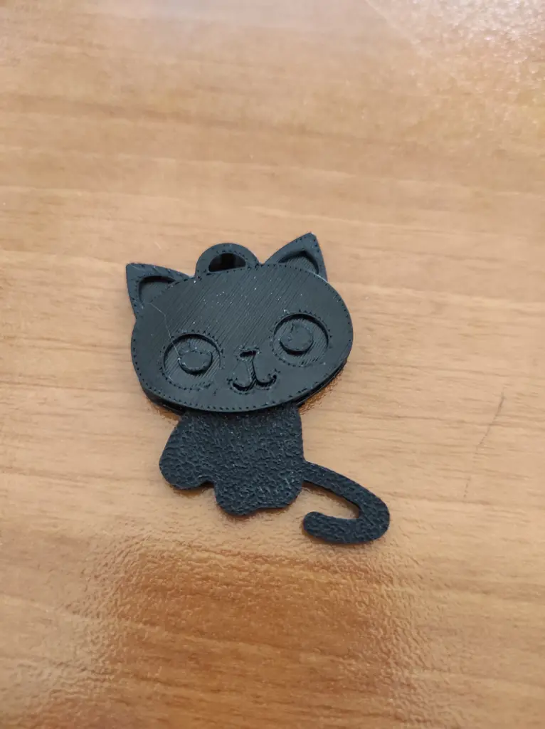 chaveiro gato articulado 3D